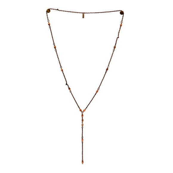 Vanessa Mooney The Cage Necklace in Brass - Picture 1 of 5